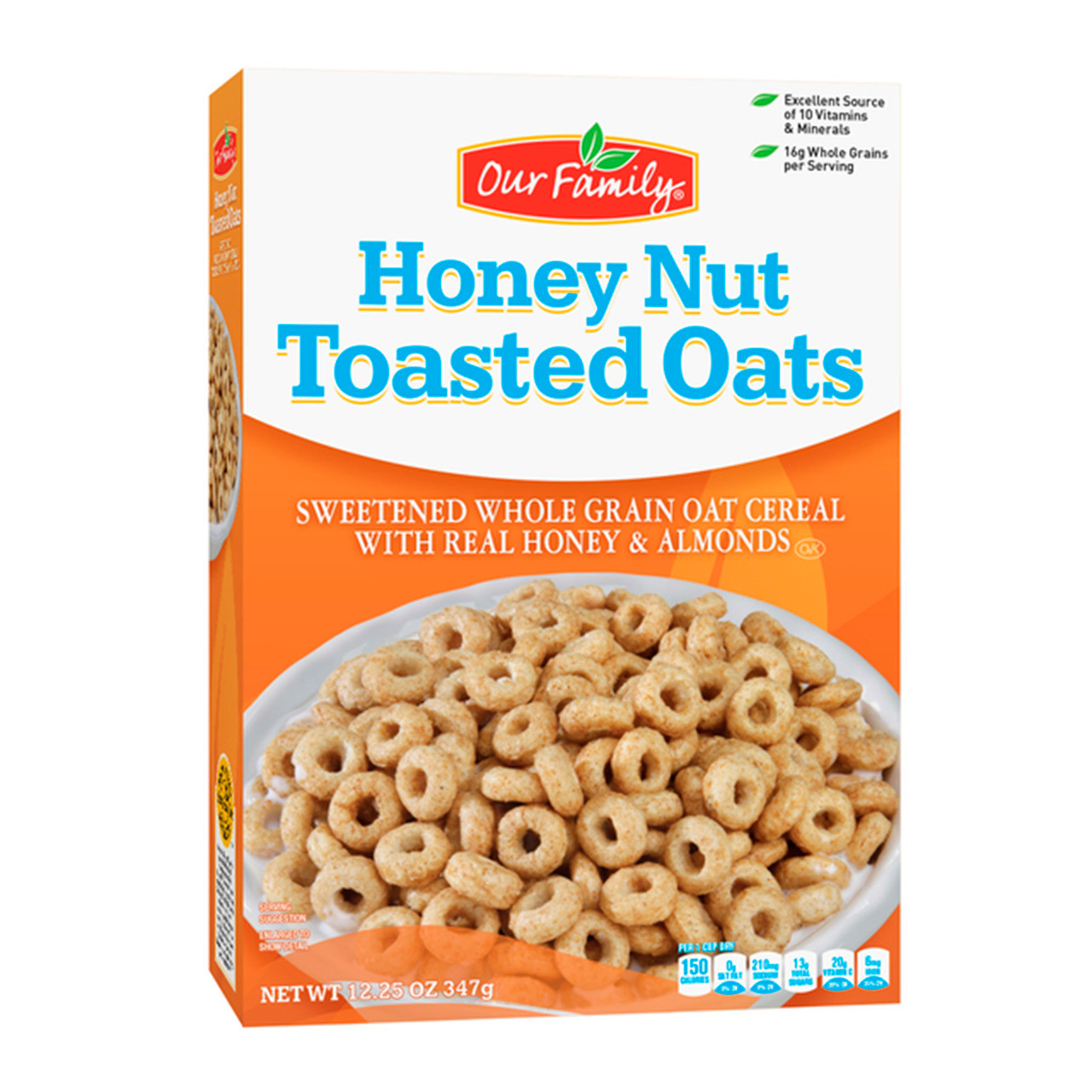 Honey Nut Toasted Oats 12/12.25oz