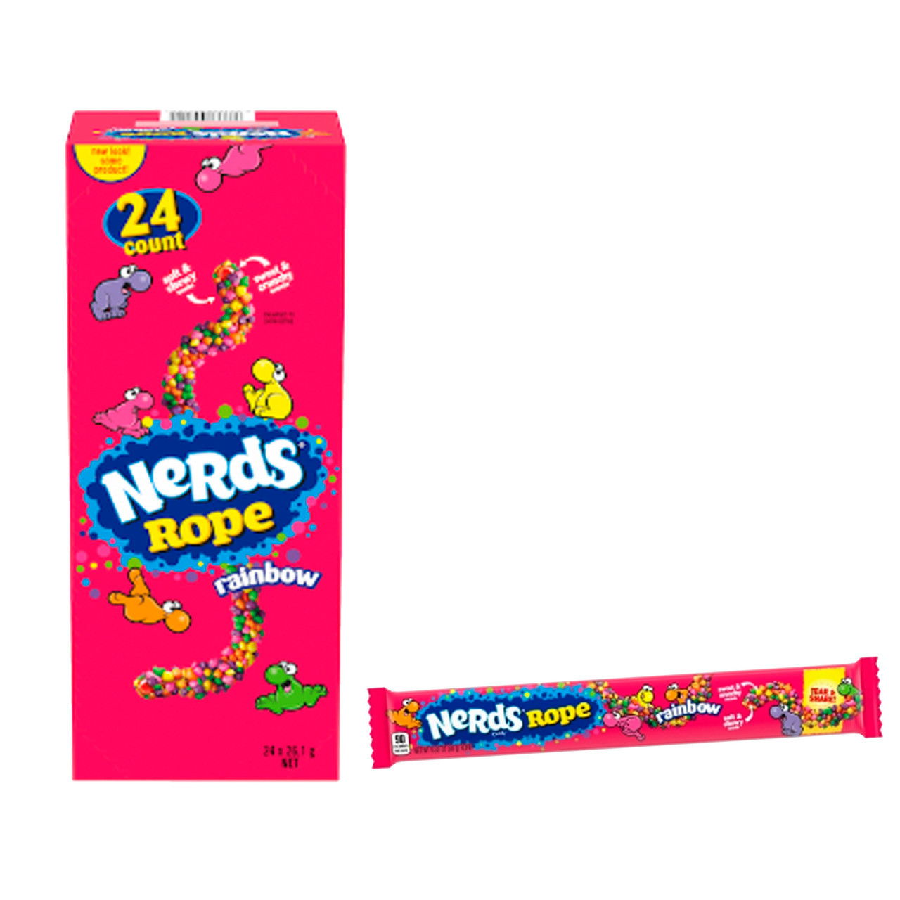 Rainbow Nerds Rope 24/.92oz
