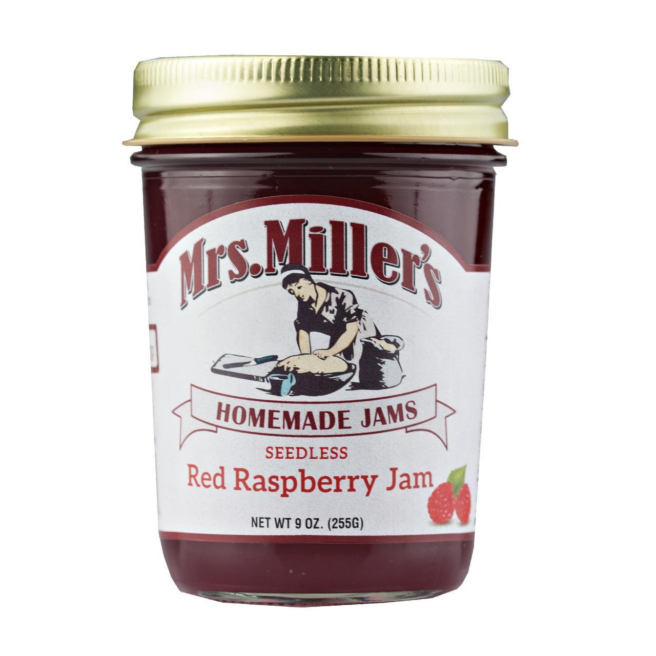 Seedless Red Raspberry Jam 12/9oz