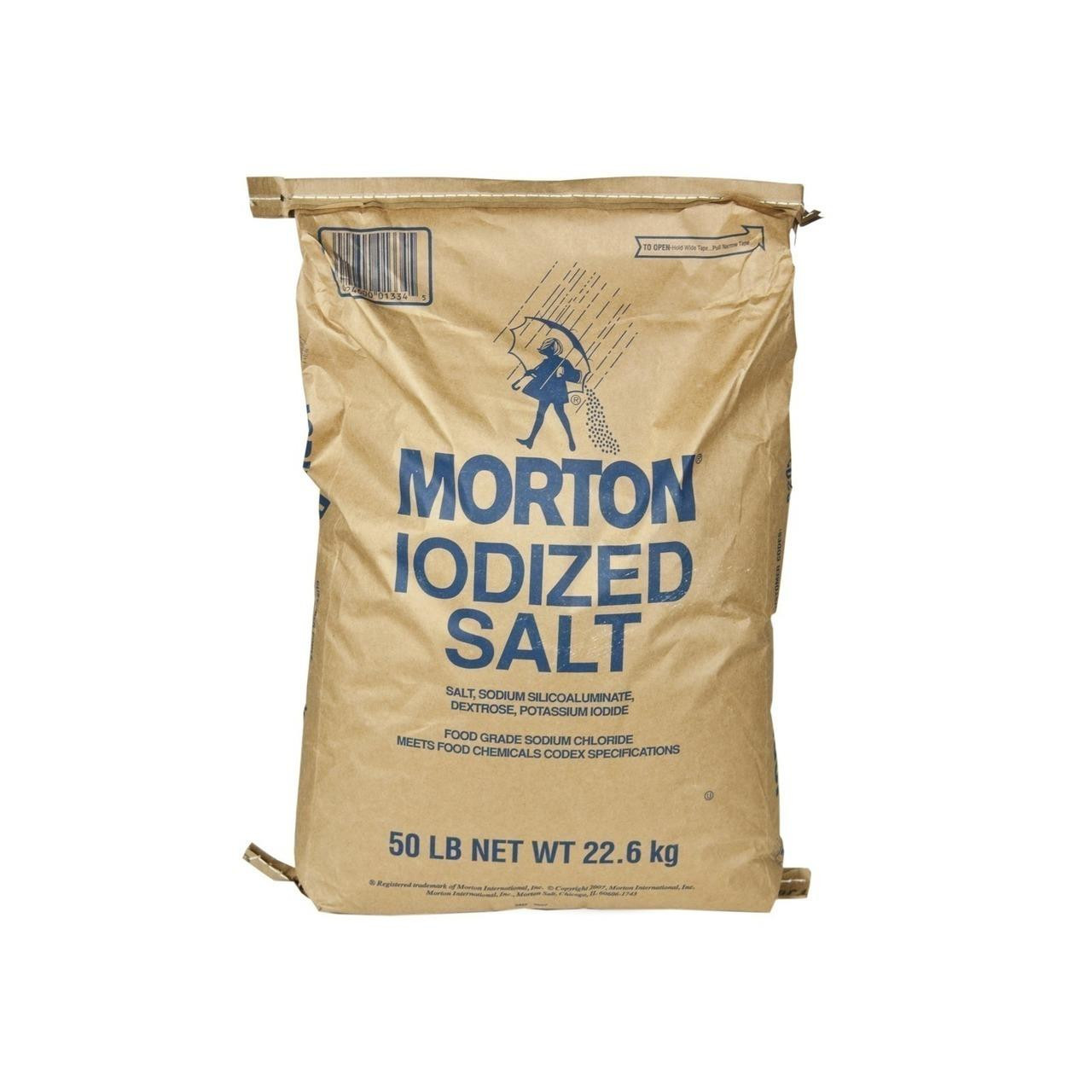 50lb Table Salt Iodized