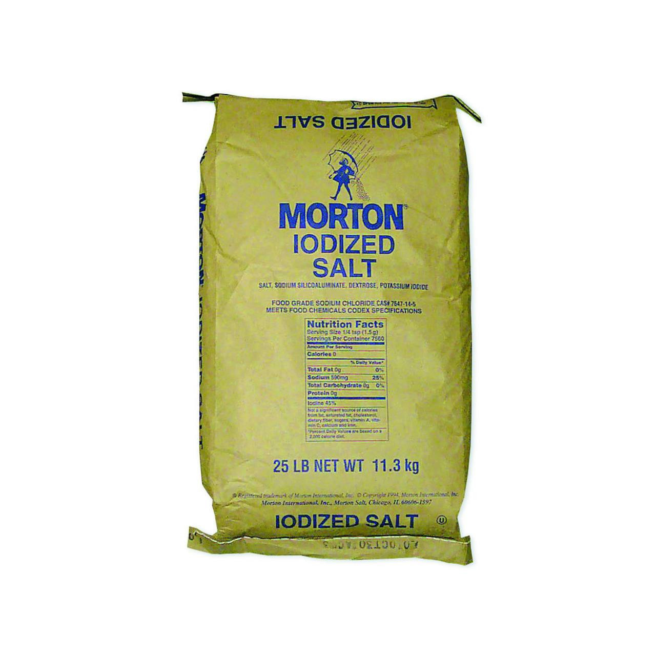 Iodized Table Salt 25lb