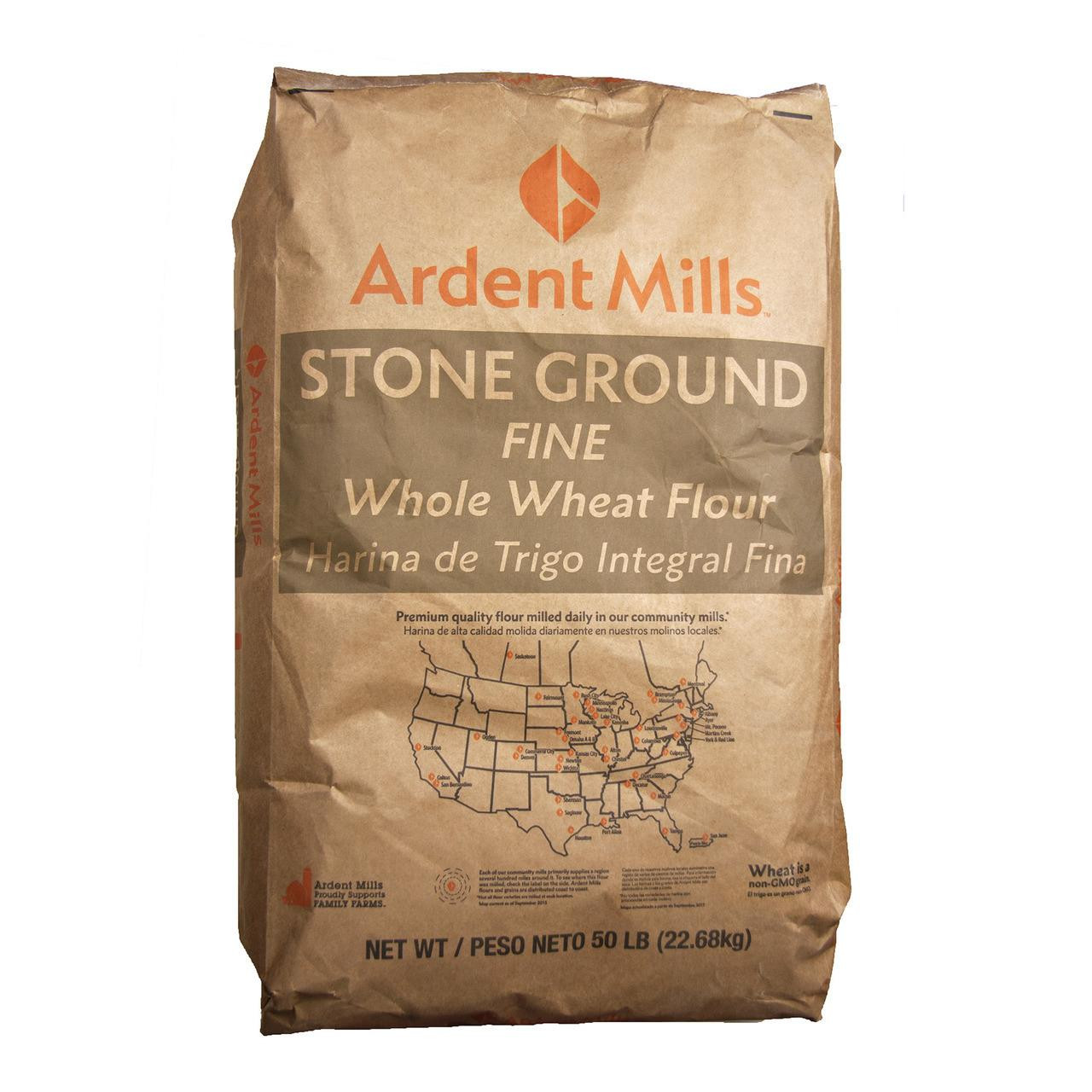 ardent mills stone ground fine whole wheat flour