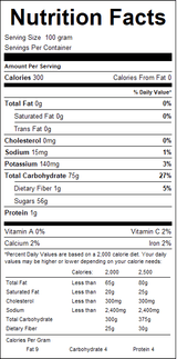 nutrition View Product Image