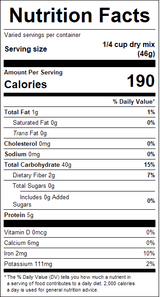 nutrition View Product Image