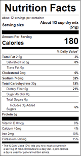 nutrition View Product Image