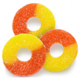Peach Gummi Rings 4/4.5lb View Product Image