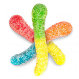 Mini Sour Neon Gummi Worms 4/4.5lb View Product Image