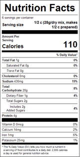 nutrition View Product Image