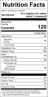 nutrition View Product Image