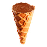 Mini Milk Chocolate Filled Waffle Cones 10lb View Product Image