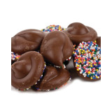 Milk Chocolate Nonpareils with Multi-colored Seeds 8lb View Product Image