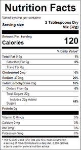 nutrition View Product Image