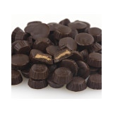 Mini Dark Chocolate Flavored Peanut Butter Cups 10lb View Product Image