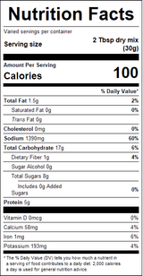 nutrition View Product Image