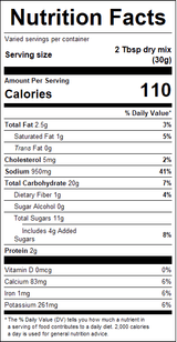 nutrition View Product Image