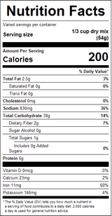 nutrition View Product Image