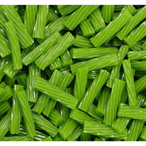 Jumbo 2" Green Apple Licorice Twists 10lb