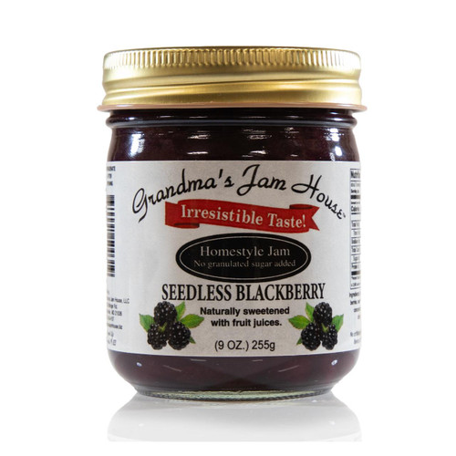Low Sugar Seedless Blackberry Jam 12/9oz