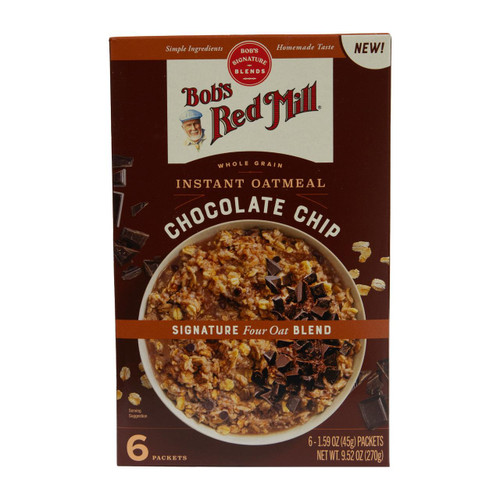 Chocolate Chip Instant Oatmeal 4/6-1.59oz