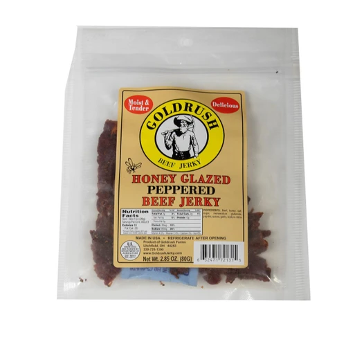 Honey Glazed Peppered Beef Jerky 12/2.85oz