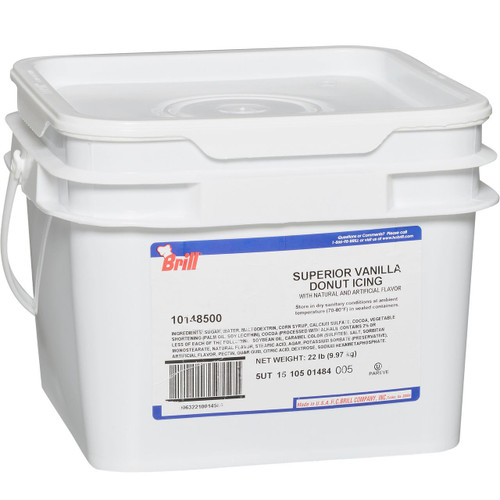 Superior Vanilla Donut Icing, Ready-to-Use 22lb