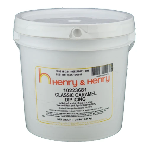 Classic Caramel Dip Icing, Heat & Apply 25lb