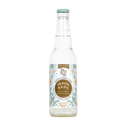 Peach Basil Sparkling Botanical 12/12oz