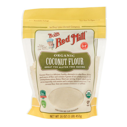 Gluten Free Organic Coconut Flour 4/16oz View Product Image