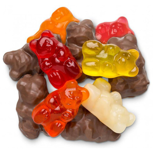 Milk Chocolate Covered Gummi Bears 10lb View Product Image