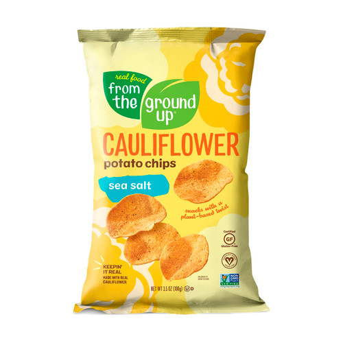 Cauliflower Potato Chips with Sea Salt 12/4.5oz View Product Image
