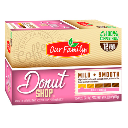 K-Cups Donut Shop Coffee 6/12ct View Product Image