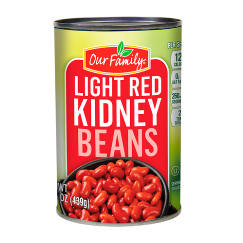 Light Red Kidney Beans 12/15.5oz View Product Image