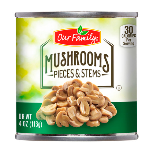 Mushroom Pieces & Stems 24/4oz View Product Image