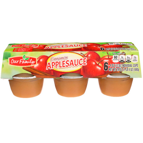Cinnamon Applesauce Cups 12/6ct View Product Image
