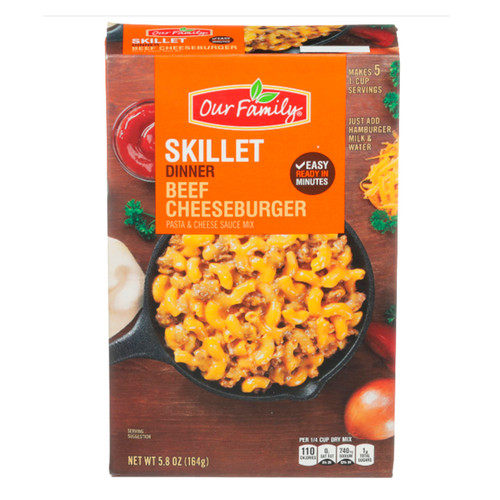 Cheeseburger Skillet Dinner 12/5.8oz View Product Image