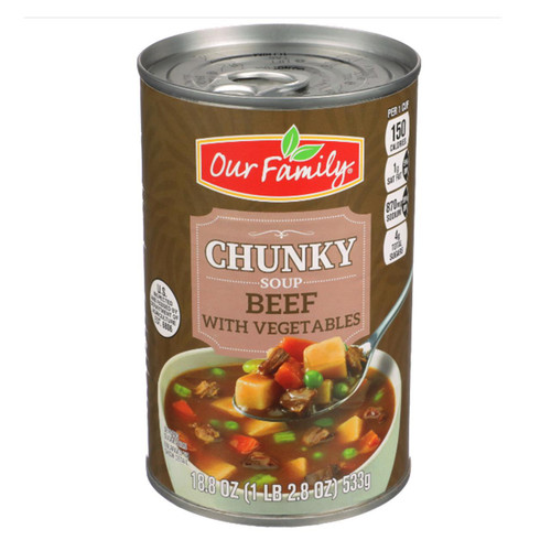 Chunky Beef w/ Vegetables, Ready-To-Eat 12/18.6oz View Product Image