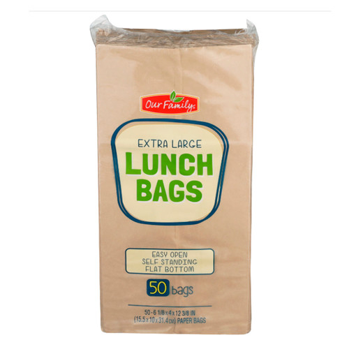 Extra Large Lunch Bags 12/50ct View Product Image