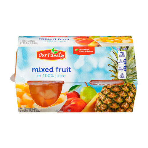 Mixed Fruit Cups 6/4pk View Product Image