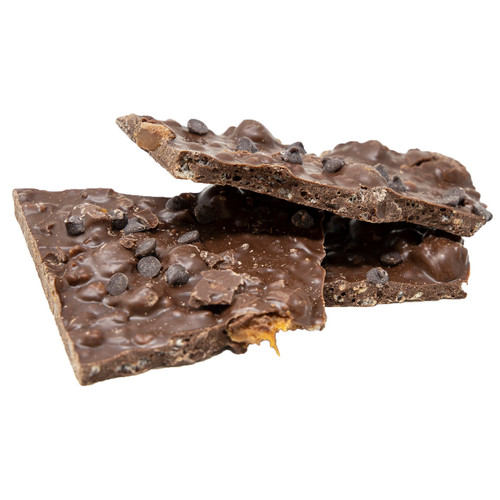 Milk Chocolate Crispy Caramel Bark 4lb View Product Image