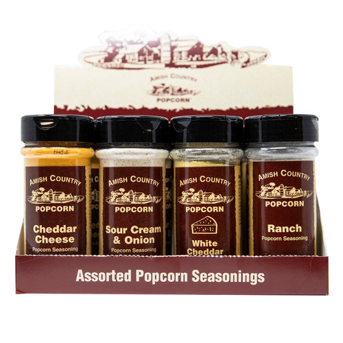 All American Popcorn Seasonings Display 12ct View Product Image