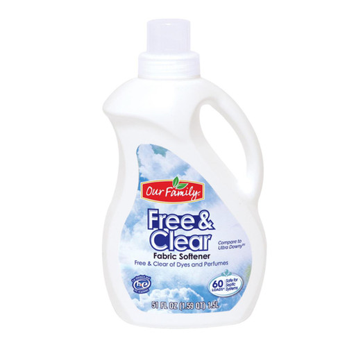 Free & Clear Fabric Softener 6/51oz View Product Image