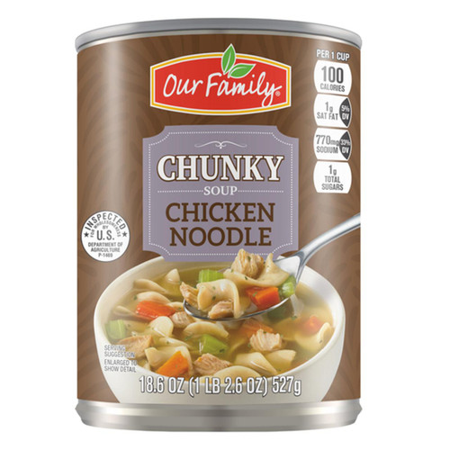 Chunky Chicken Noodle, Ready-To-Eat 12/18.6oz View Product Image