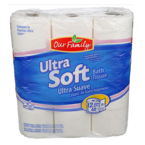 Ultra Soft Bath Tissue 4/12rl View Product Image