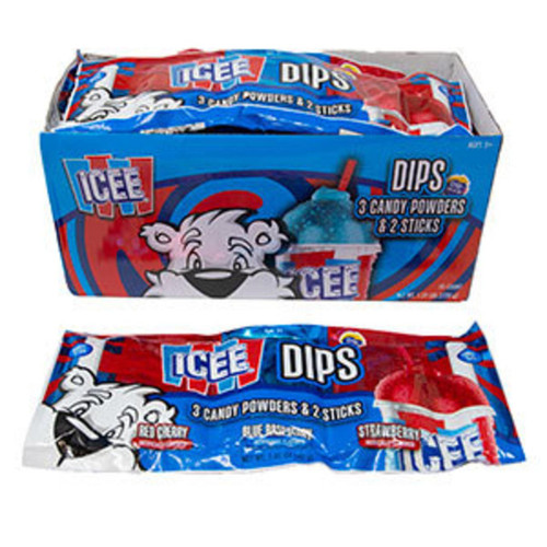 ICEE Dips Candy Powder & Stick 3pk 18ct View Product Image