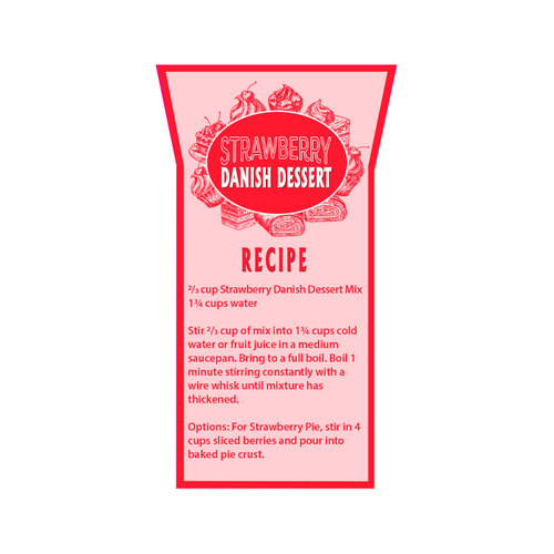 Strawberry Danish Dessert Mix 15lb View Product Image