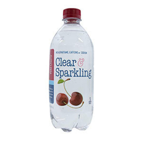 Wild Cherry Clear & Sparkling Water 6/4pk 20oz View Product Image