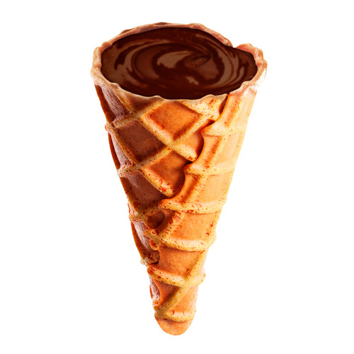 Mini Dark Chocolate Filled Waffle Cones 10lb View Product Image