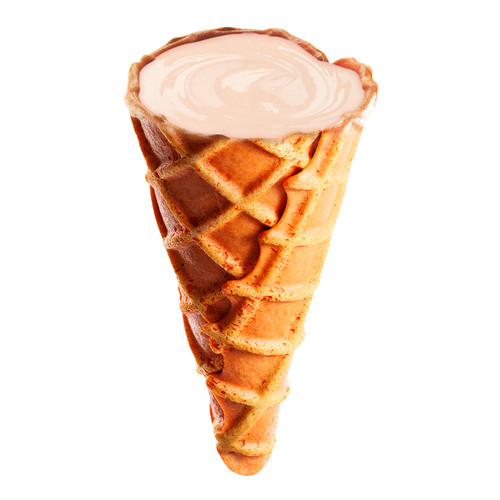 Mini White Chocolate Filled Waffle Cones 10lb View Product Image