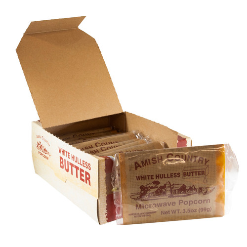White Hulless Butter Microwave Popcorn 6-10/3.5oz