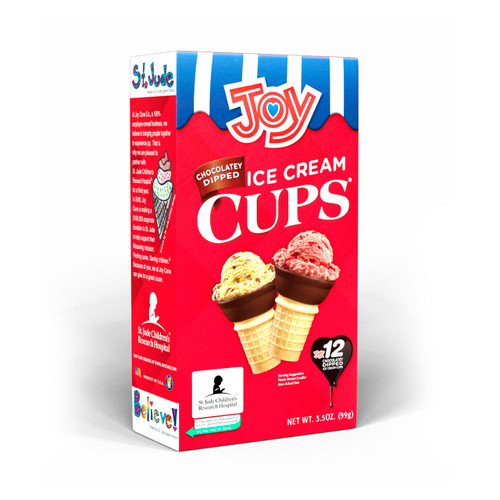 Chocolatey Dipped Cake Cup Cones 10/12ct